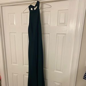 BHLDN Montreal Crepe Maxi Dress - Dark Emerald - Size 10 - Worn Once